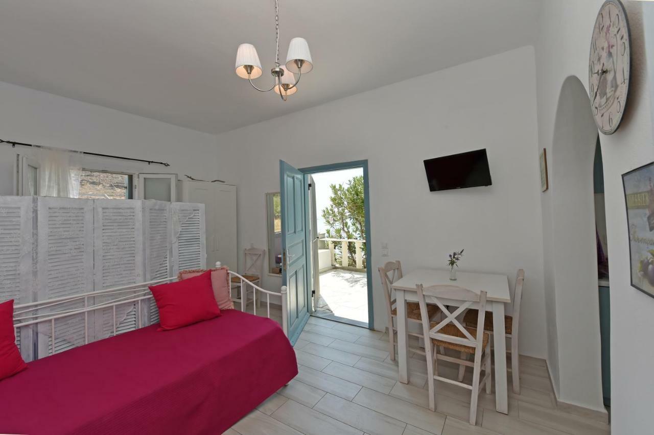 "Sea Front" Rose'S House Villa Kardhianí Dış mekan fotoğraf